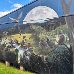 Bearded smoking sparrows chillin out