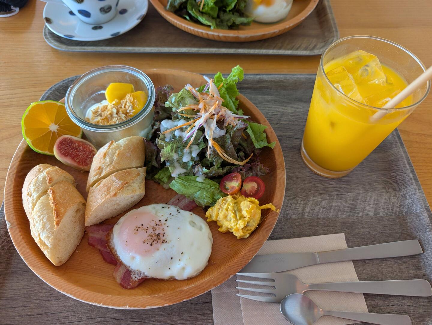 Our breakfast at WAKKA
