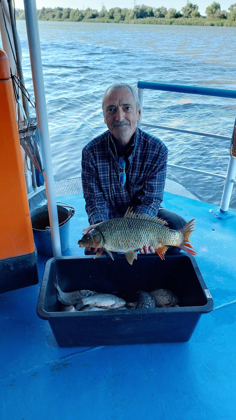 Our driver, Stefan, is a keen angler