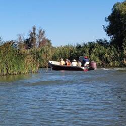 One of our two motorboats