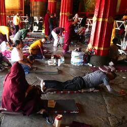 Prostrating Pilgrims