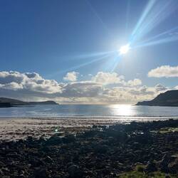 Calgary Bay - unser Stellplatz für die Nacht