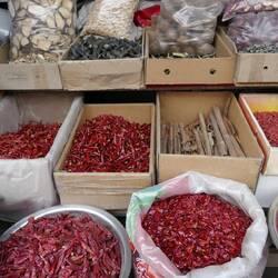 Wider variety of chilies, herbs and spices than at New World Manurewa