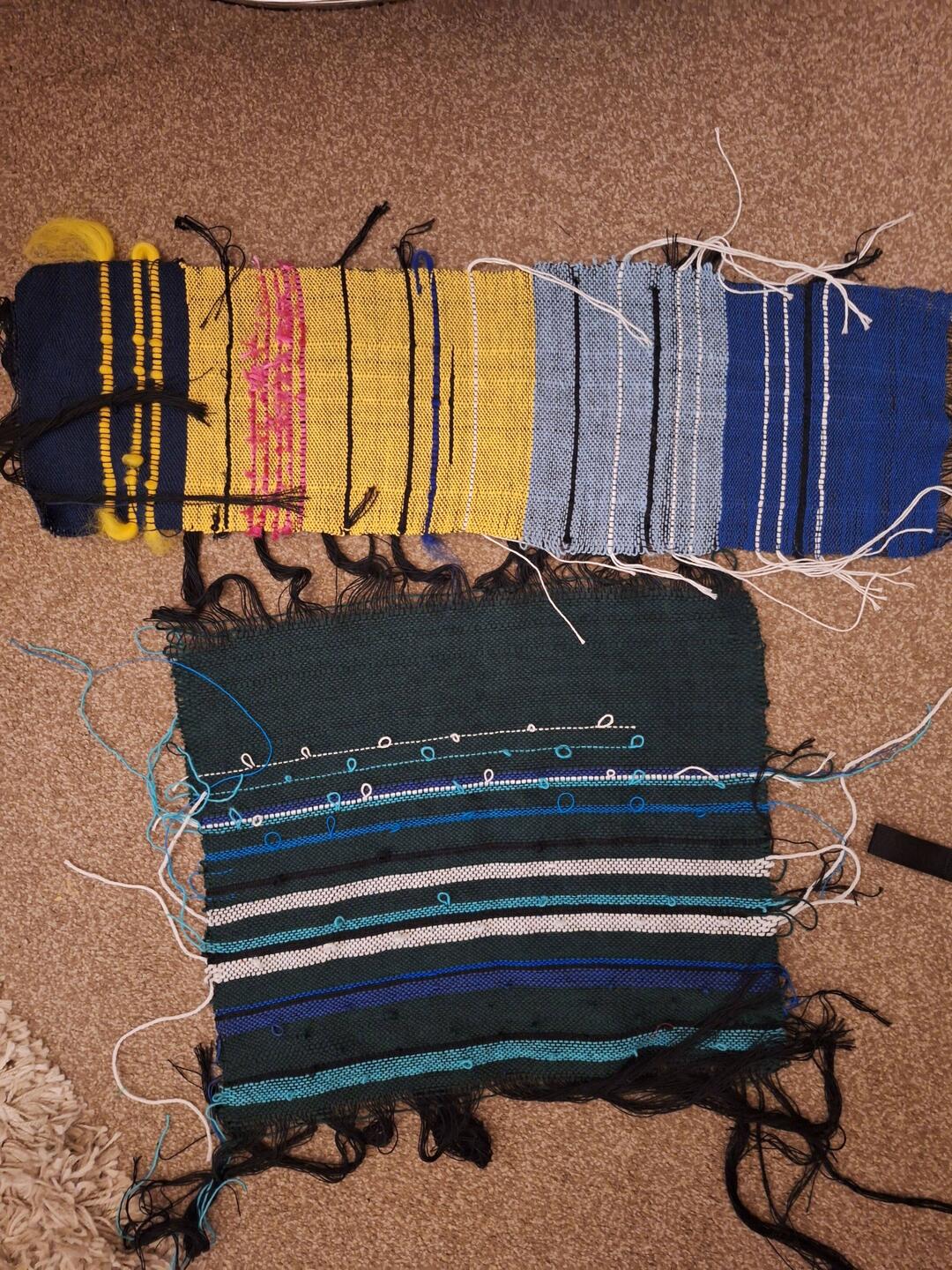 Cloth created by 2 master weavers
