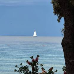 Letzter Blich auf die Adria von Camping Straško