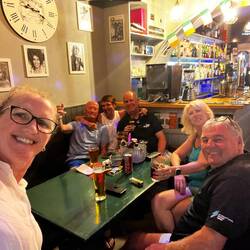 These are our friends from England we spent the day with drinking