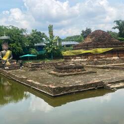 Recently constructed Buddha