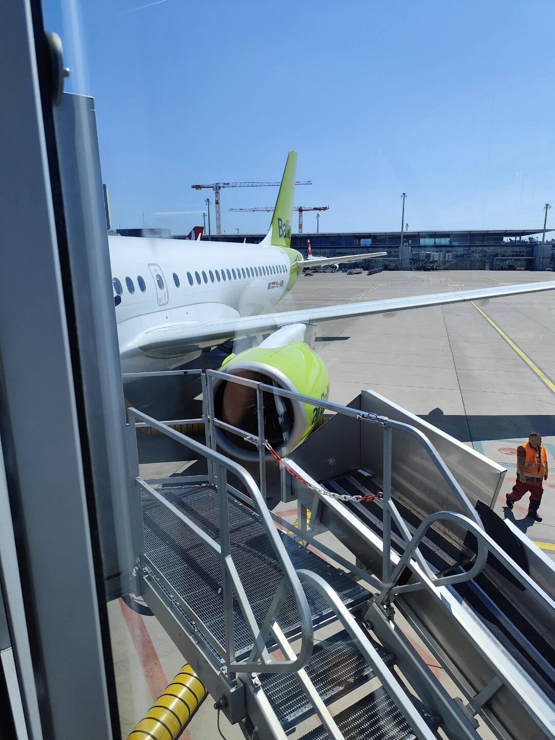 Abflug von Zürich nach Wien
