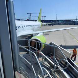 Abflug von Zürich nach Wien