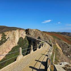 Blick zurück über "La Coupée"