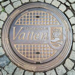 Even the manhole covers are beautiful.