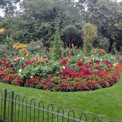 Beautiful gardens at St James Park