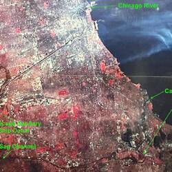 High-altitude photo of Greater Chicago