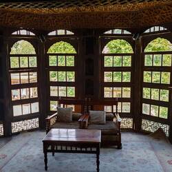 Wintergarten mit Schiebefenster