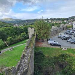 Conwy Castle walls