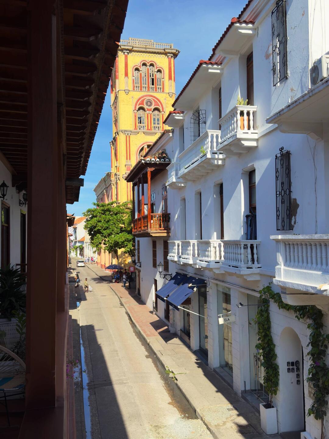 View from our balcony