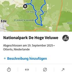 Unsere Tour heute, bei optimalen Wetter.