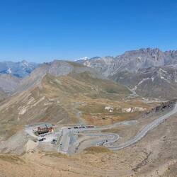 Kig mod nord fra Col du Galibier