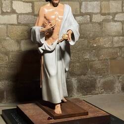 Interesting statue of Jesus in the chapel.