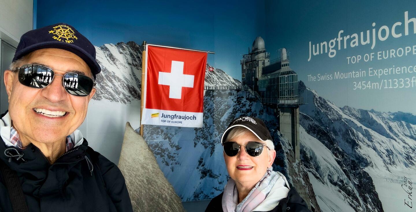 We are heading up to the Top of Europe — Switzerland.