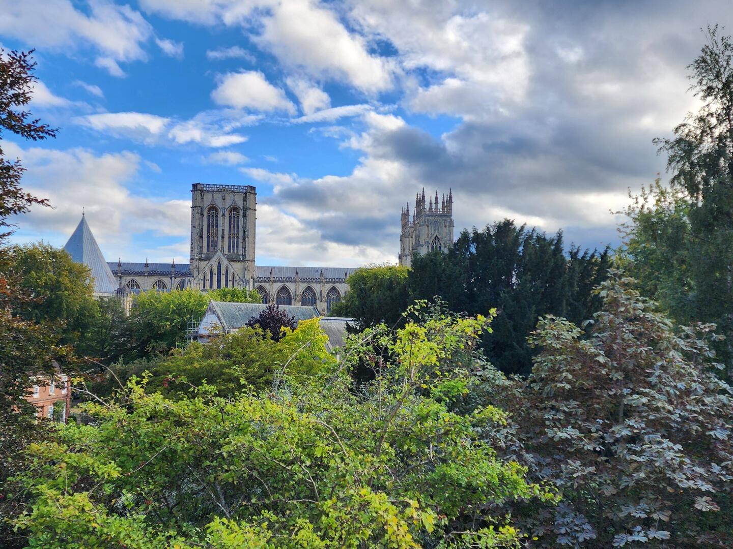 View of York Minster from the city wall