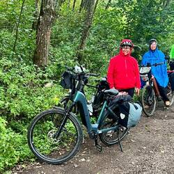Für kurze Zeit wurden wir vom Regen begleitet