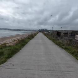 Küstenradweg mit Hund