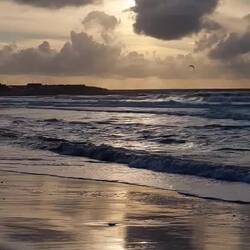 Kitesurfer waren natürlich auch viele unterwegs