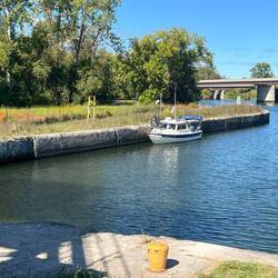 C-Traveler just outside the Utica Harbor Lock