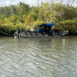 Canal work boat