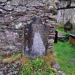 Der älteste Grabstein hier ist von 1698