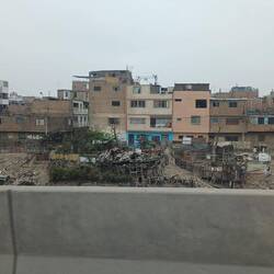 In Lima unterwegs zum Flughafen