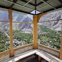 Kleiner Pavillon zum Ausruhen