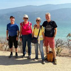 .....die andere Gruppe zu Fuss unterwegs....