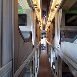 Yes, this is inside a bus.....!