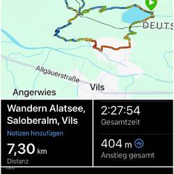 Nur die Wanderrunde