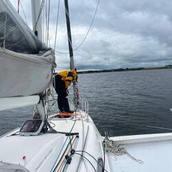 Vorbereitungen zum Ankermanöver