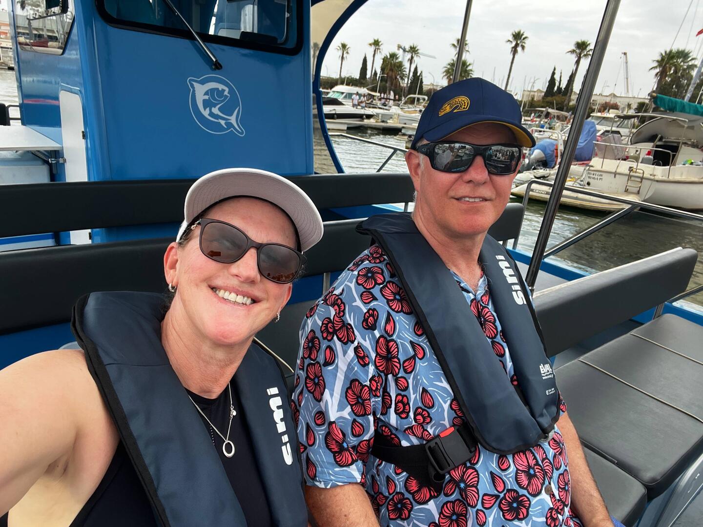 On our way to the caves and yes's you saw it with your own eyes Tim going out to sea