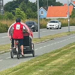 Seniorentaxi auf Dänisch