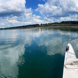 Vor Venø an der Boje