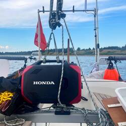 Mein Kochgehilfe. Genug Strom für die Kochplatte