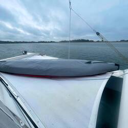 Das Kajak für den Landgang bereit