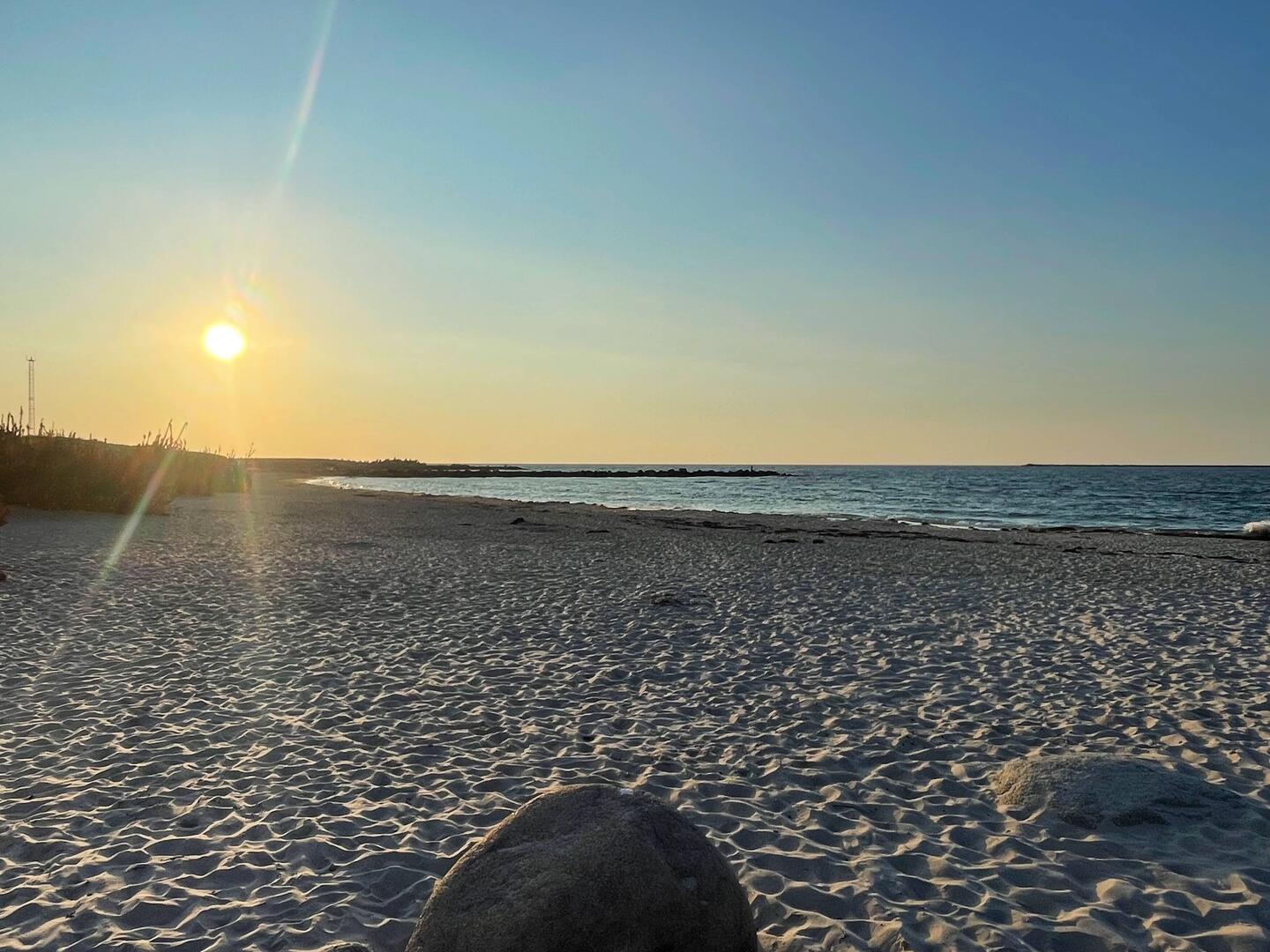 Sunset am Nordseestrand