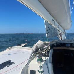 Annäherung an das Fahrwasser nach Thyborøn