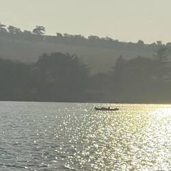 Morgenstimmung beim Segeln Richtung Thisted