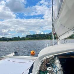 An der Boje vor der Ostküste von Venø