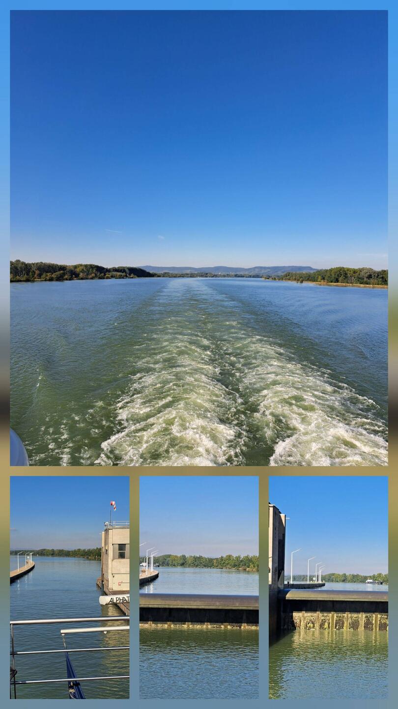 Einfahrt in die Schleuse