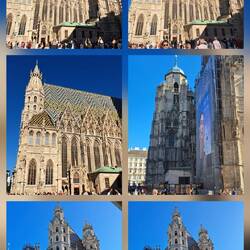 Nach dem Mittagessen am Stephansdom