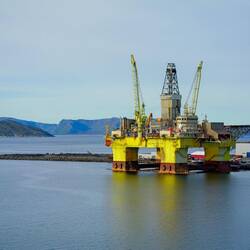 Bohrinsel vor Hammerfest