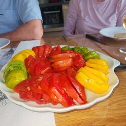 The most delicious tomatoes last night